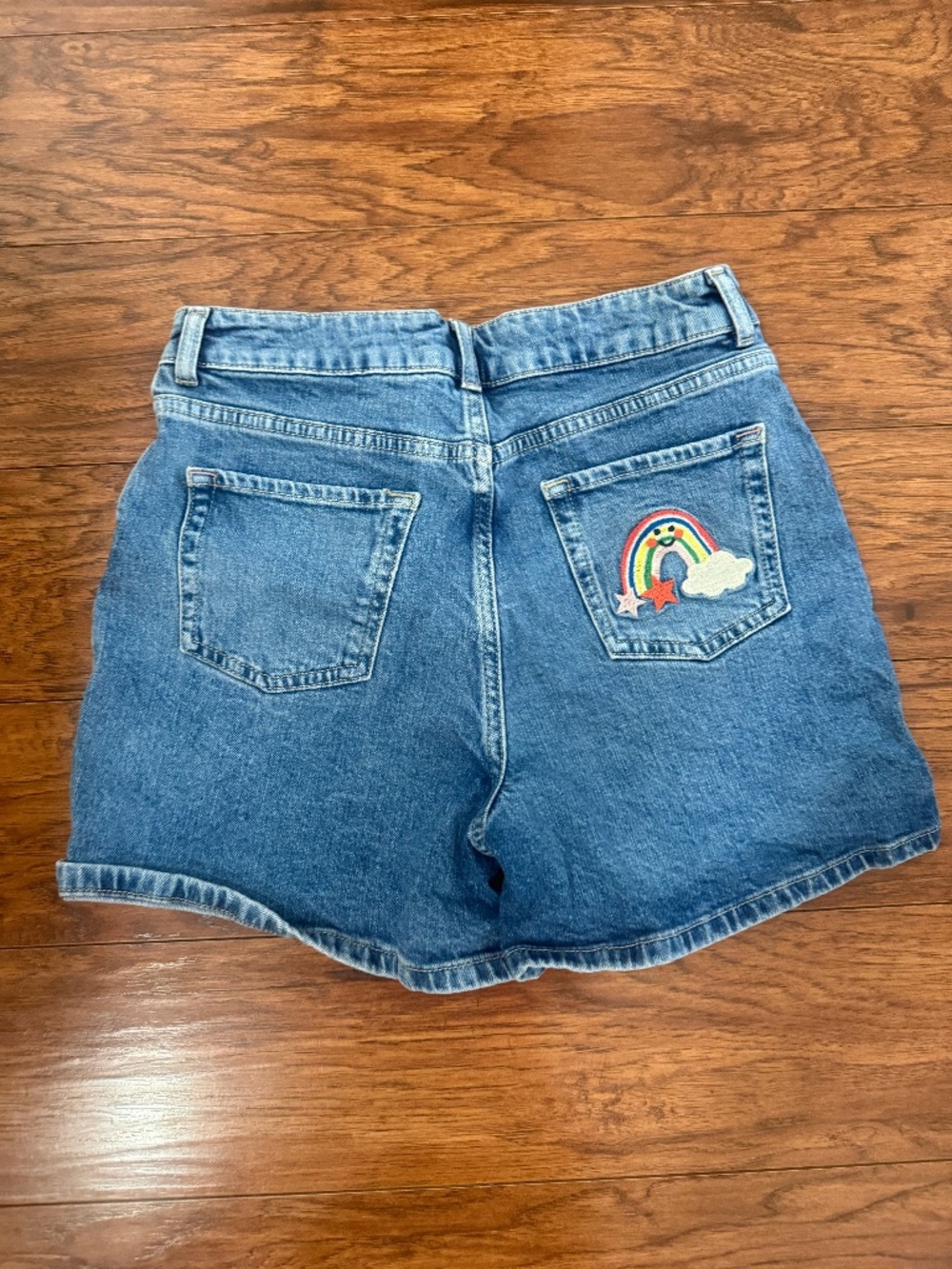Mini Boden Girls Jean Shorts